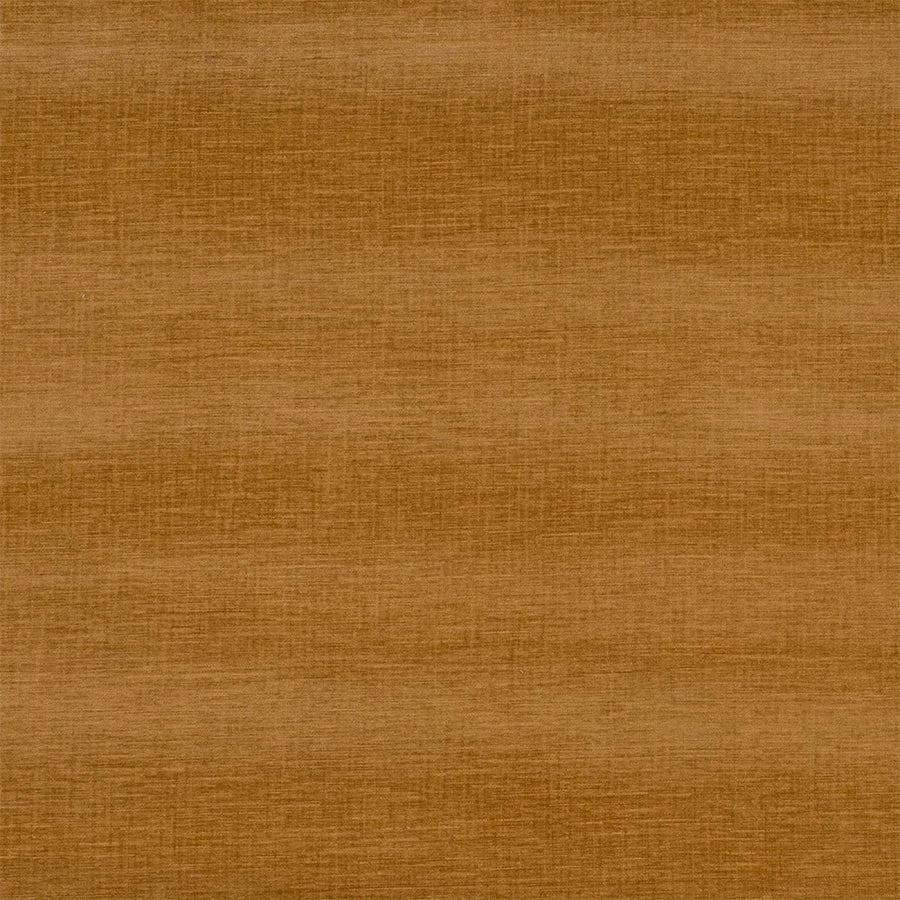 Antique gold woven fabric with subtle horizontal striation and textured finish