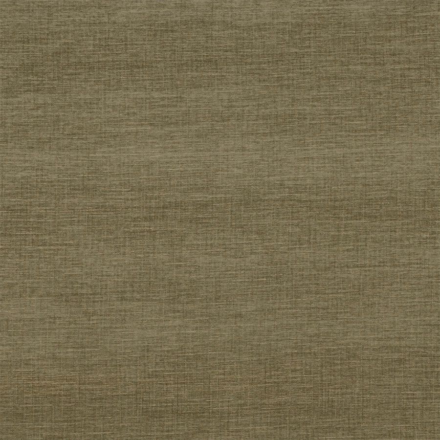 Muted willow-green plain woven fabric with fine linen-like texture