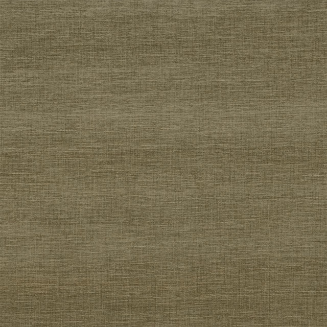 Muted willow-green plain woven fabric with fine linen-like texture