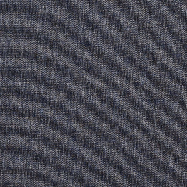 Close-up of muted denim blue woven fabric with fine textured weave
