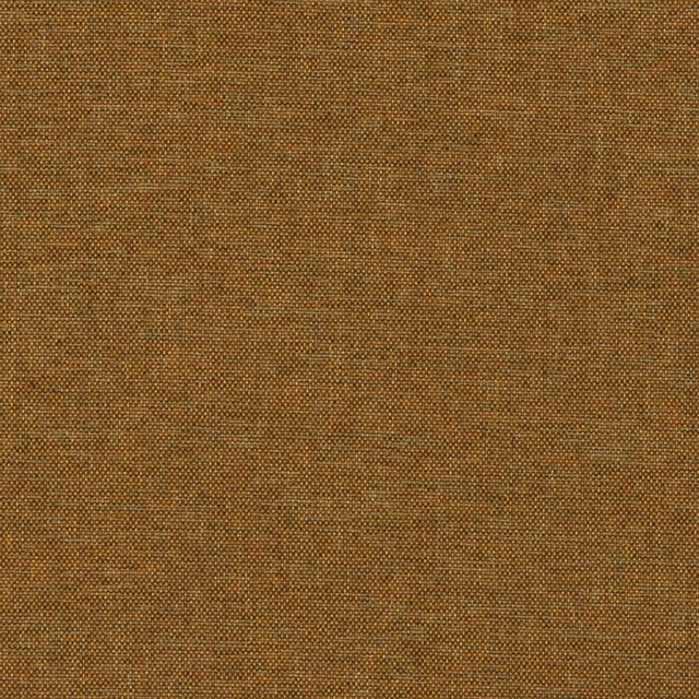 Close-up of warm ochre-gold plain woven fabric with fine crosshatch texture