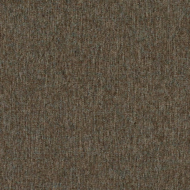 Close-up of a muted slate-brown woven fabric with fine heathered texture