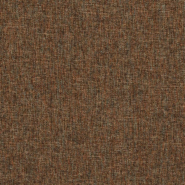 Close-up of muted brown heathered woven fabric with fine textural slub