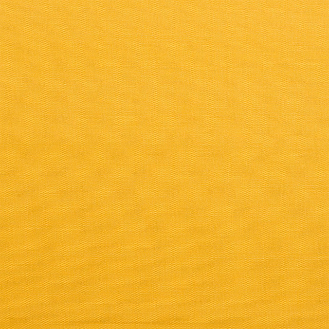 Bright chartreuse yellow plain-woven cotton fabric swatch with a smooth fine weave
