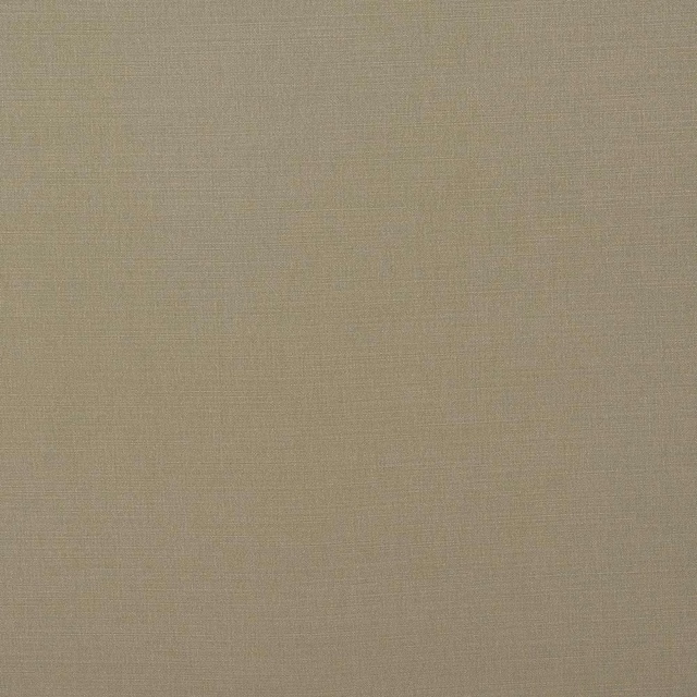 Close-up of a warm clay-beige plain woven cotton fabric with fine texture