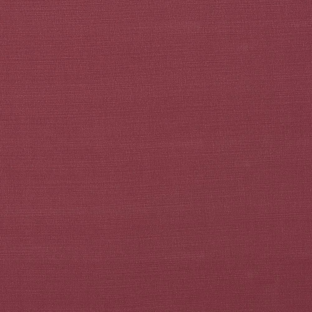 Deep coral rose woven cotton swatch with a fine, even texture
