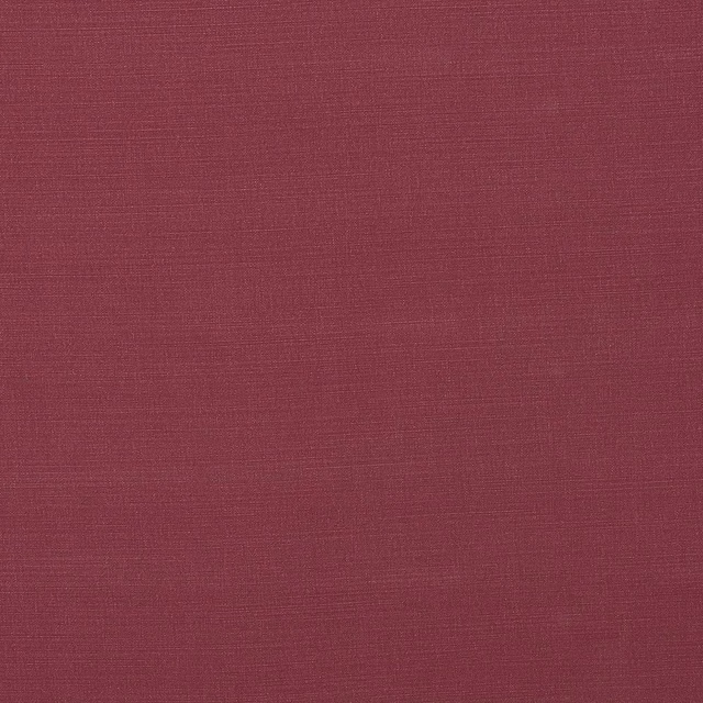 Deep coral rose woven cotton swatch with a fine, even texture