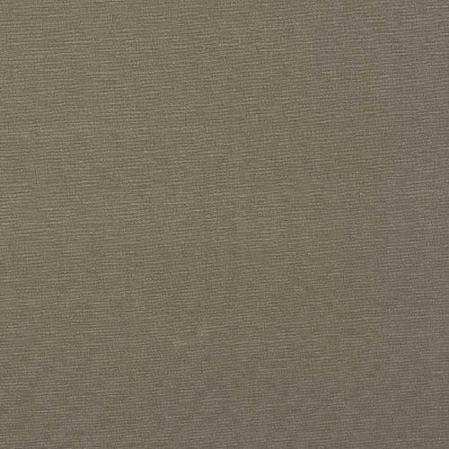 Warm mink taupe plain woven cotton swatch with fine ribbed texture