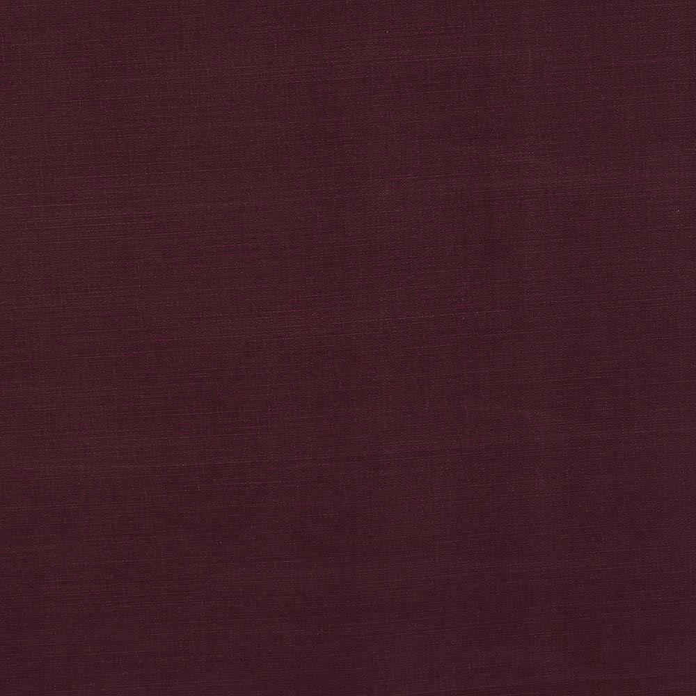 Deep mulberry plain cotton fabric with a subtle woven texture