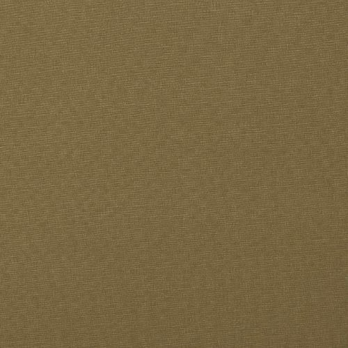Olive green plain-woven cotton swatch with a fine matte texture