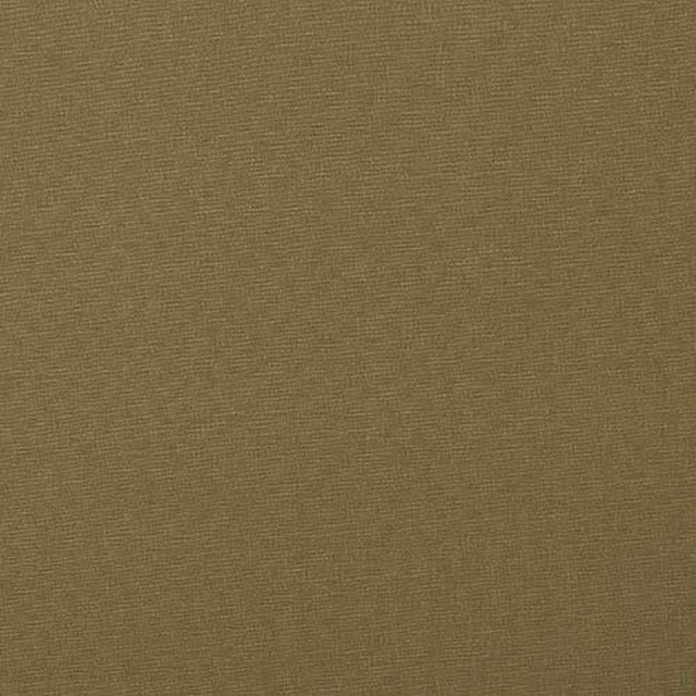 Olive green plain-woven cotton swatch with a fine matte texture