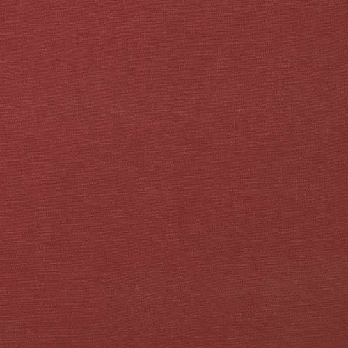 Deep rhubarb red cotton swatch with a fine woven texture