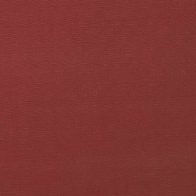 Deep rhubarb red cotton swatch with a fine woven texture