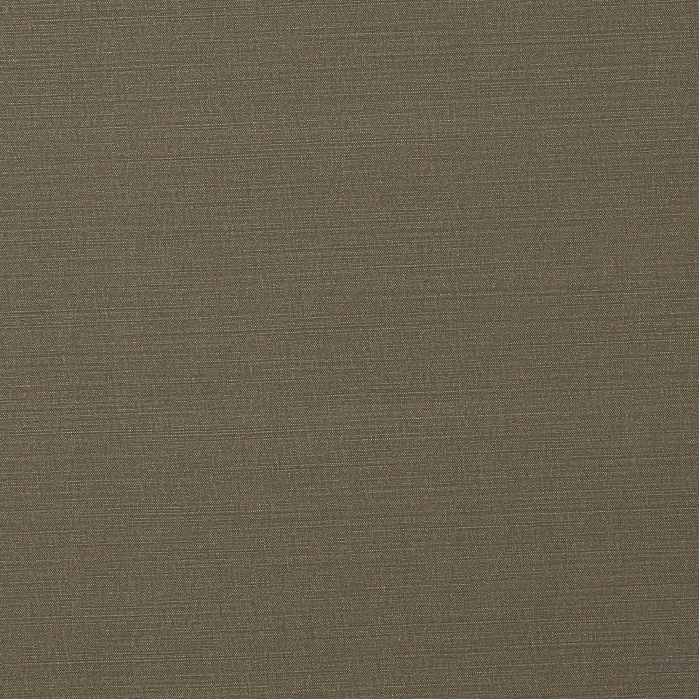 Close-up of a warm taupe plain-woven cotton fabric with fine slub texture