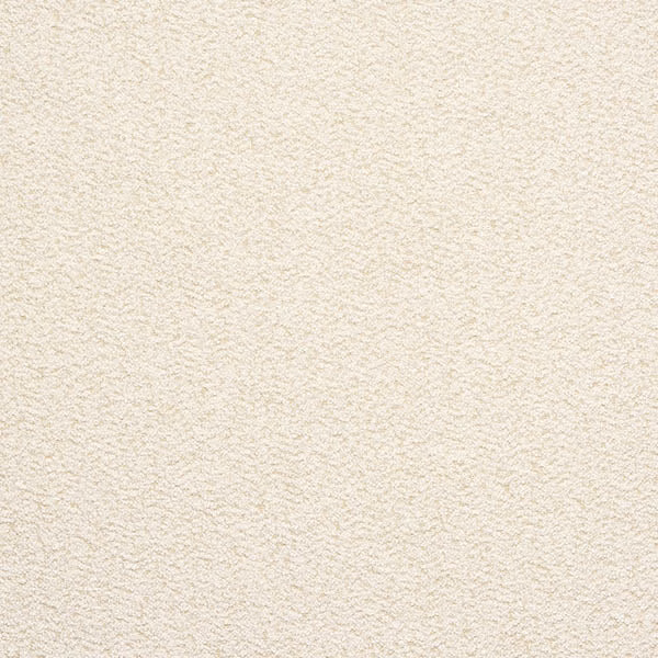 Pale ivory boucle fabric with a soft, nubby textured surface
