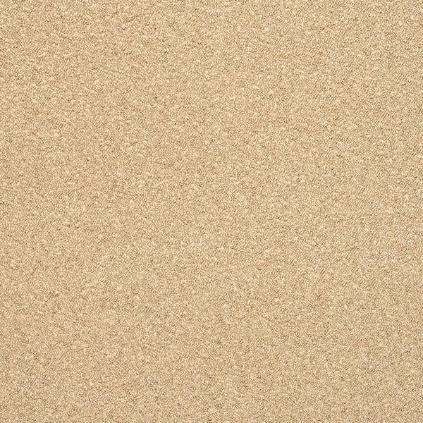 Warm mink-beige bouclé fabric swatch with fine nubby texture