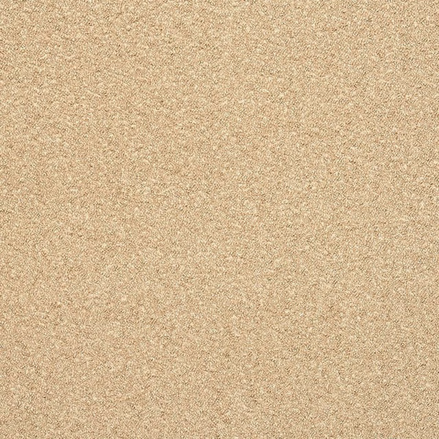Warm mink-beige bouclé fabric swatch with fine nubby texture