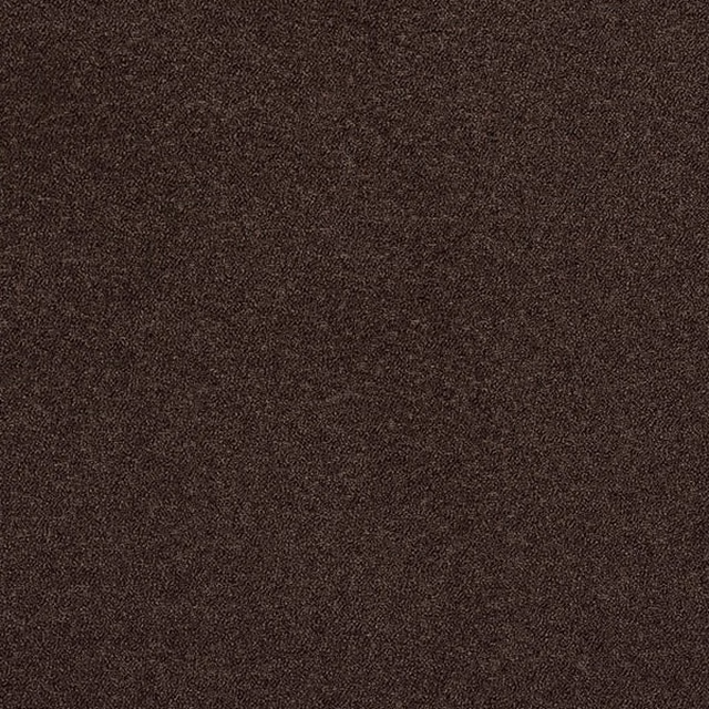 Dark mocha brown bouclé fabric with a dense, nubby textured surface
