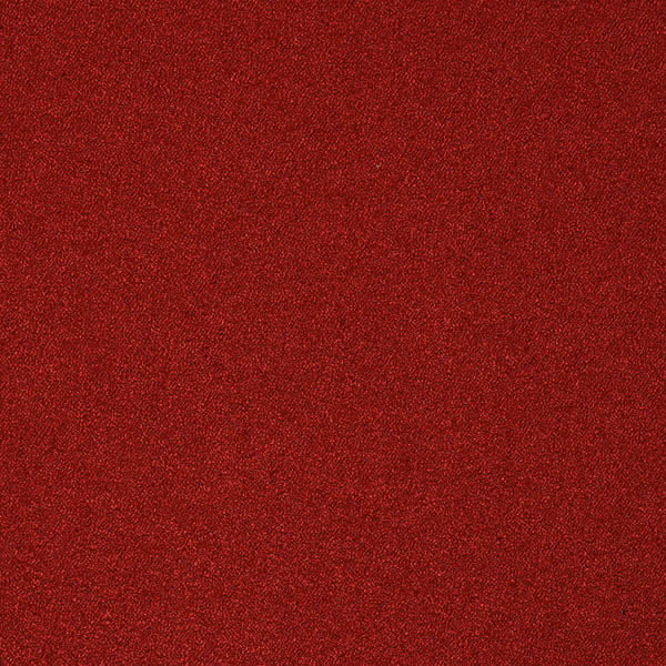 Deep wine red boucle fabric with a dense, softly speckled texture