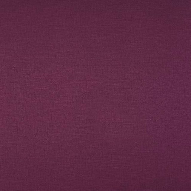 Deep aubergine plain woven fabric with a fine matte texture