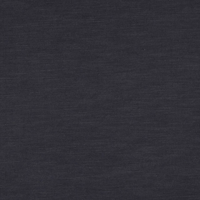 Deep charcoal plain woven fabric with subtle horizontal texture and smoky tonal variation
