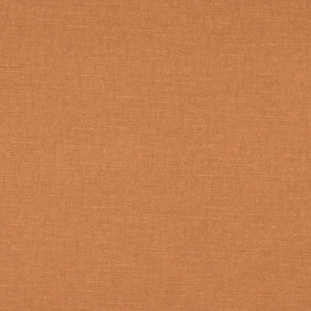 Warm cinnamon terracotta plain fabric with a softly textured woven surface