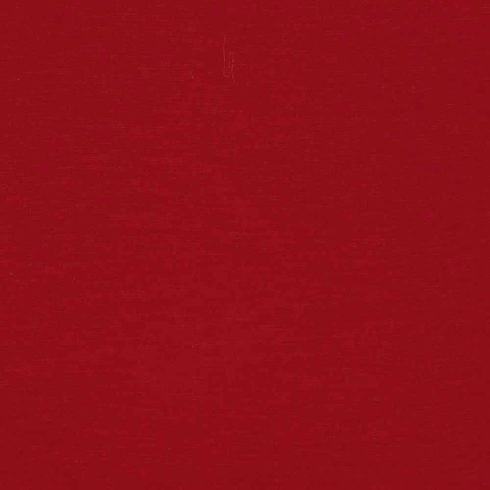 Deep cranberry red plain woven fabric with fine horizontal texture