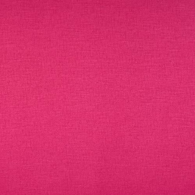 Bright fuchsia pink plain weave fabric with a fine textured surface