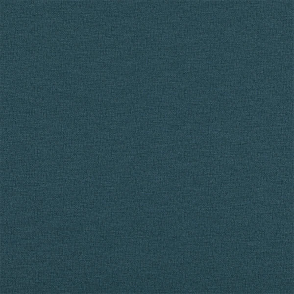 Deep jade teal plain woven fabric swatch with a fine matte texture