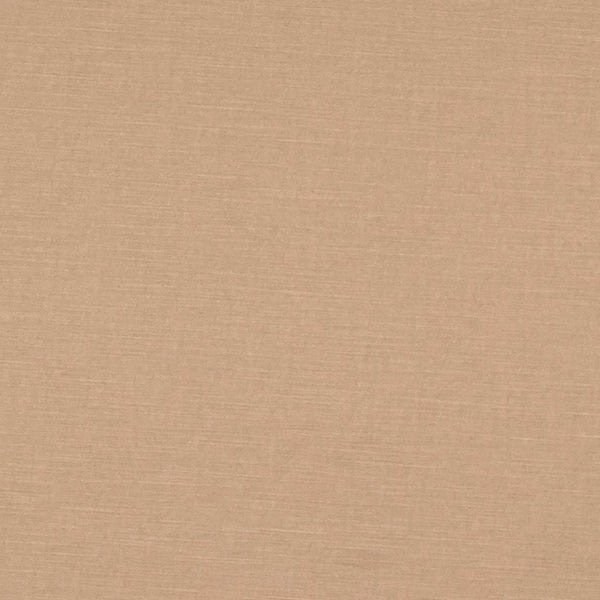 Warm oatmeal beige fabric with fine horizontal slub texture