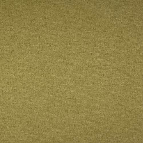 Close-up of muted olive plain weave fabric with a fine textured surface