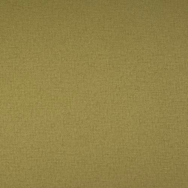 Close-up of muted olive plain weave fabric with a fine textured surface