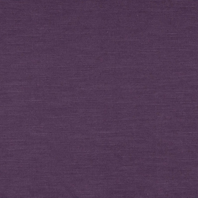 Deep plum-purple plain woven fabric swatch with subtle horizontal texture