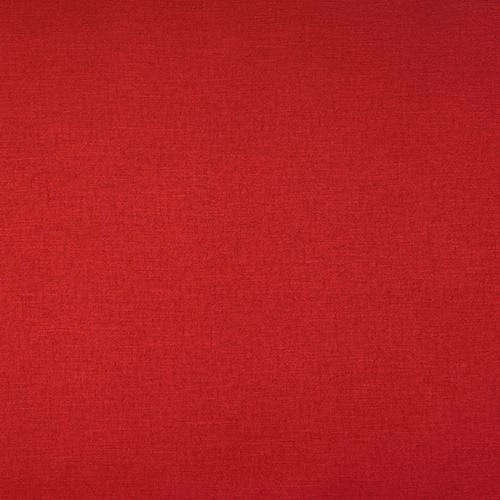 Close-up of deep raspberry red woven fabric with a fine matte texture