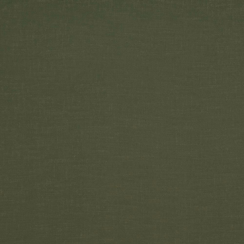 Muted sage olive plain weave fabric swatch with fine texture