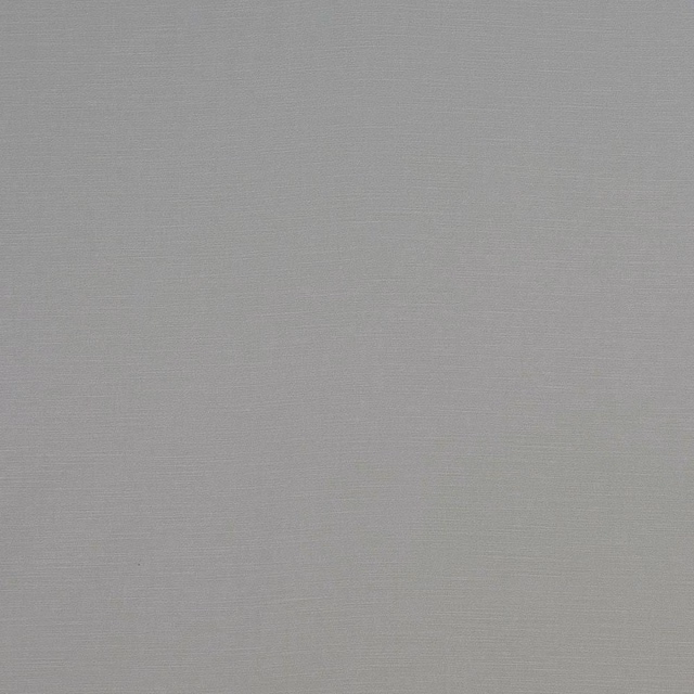 Close-up of soft silver-grey woven fabric with fine horizontal texture