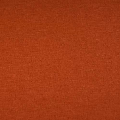 Rich burnt orange plain woven fabric swatch with a subtle textured surface