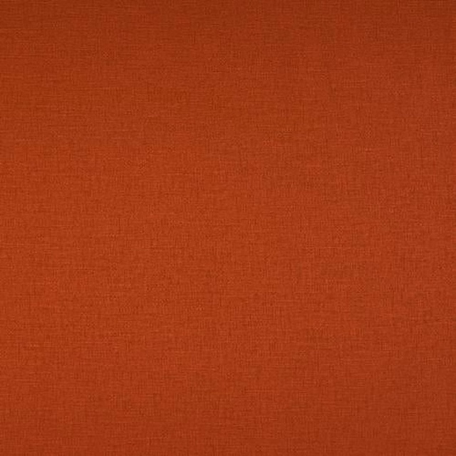 Rich burnt orange plain woven fabric swatch with a subtle textured surface