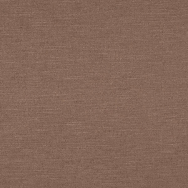 Warm truffle-brown plain fabric with fine horizontal texture