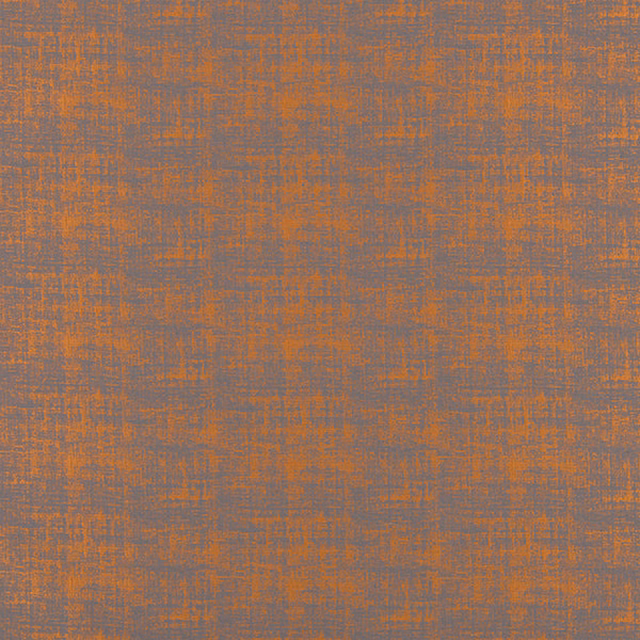 Abstract copper-orange textured fabric on a muted grey ground