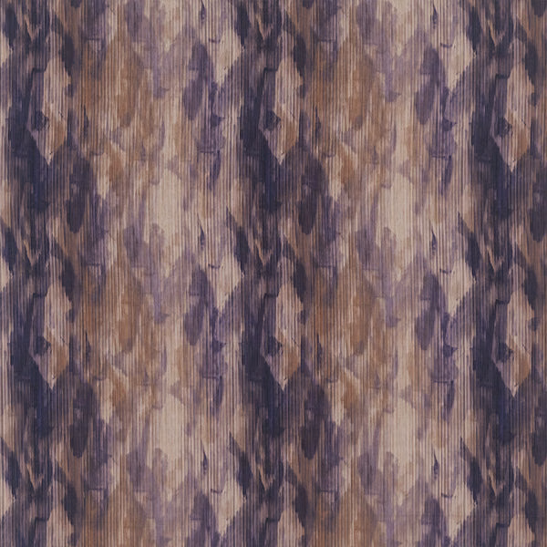 Abstract aubergine and beige fabric with vertical ribbed texture