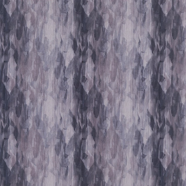 Abstract charcoal grey fabric with vertical striations and softened smoky patches