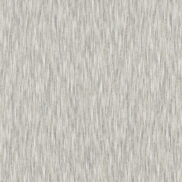 Pale grey and ivory vertical striated fabric with a soft woven texture