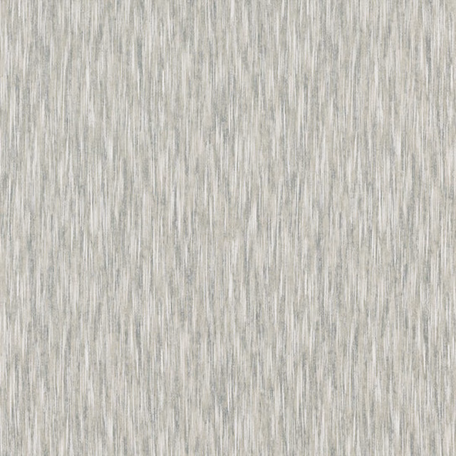 Pale grey and ivory vertical striated fabric with a soft woven texture