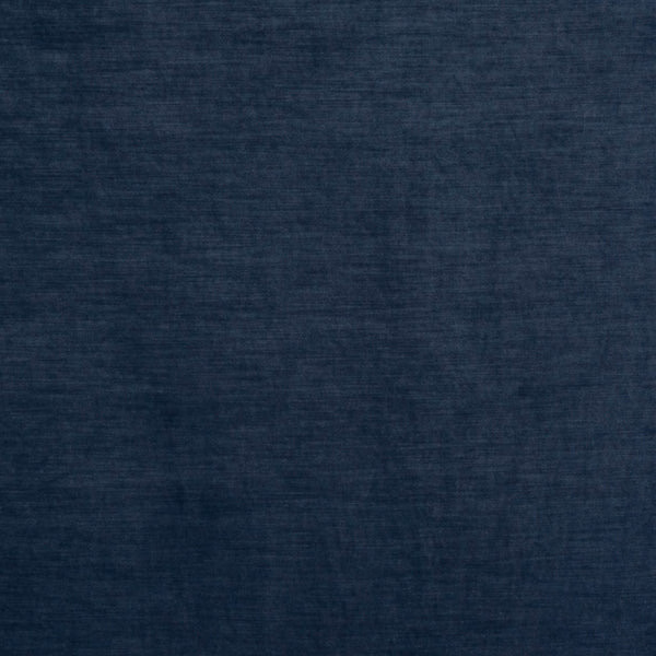 Deep navy-blue plain fabric with a soft brushed texture