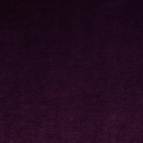 Dark plum-purple plain fabric swatch with a subtle brushed texture