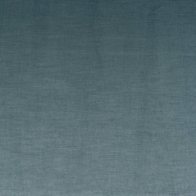 Soft duck egg blue plain-woven fabric with subtle horizontal texture
