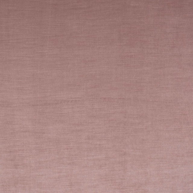 Muted dusky pink plain-woven fabric with fine horizontal texture