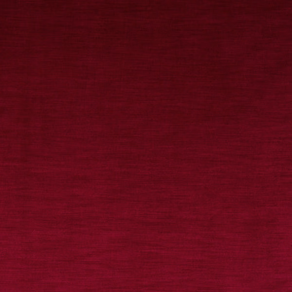 Deep fuchsia plum plain woven fabric with subtle horizontal texture