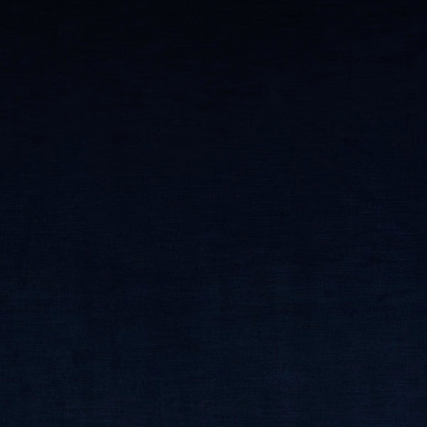 Dark navy plain fabric swatch with a smooth, subtle weave